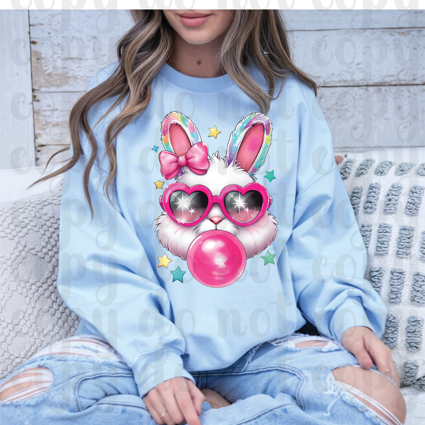 DTF Easter Bunny Transfer #1374