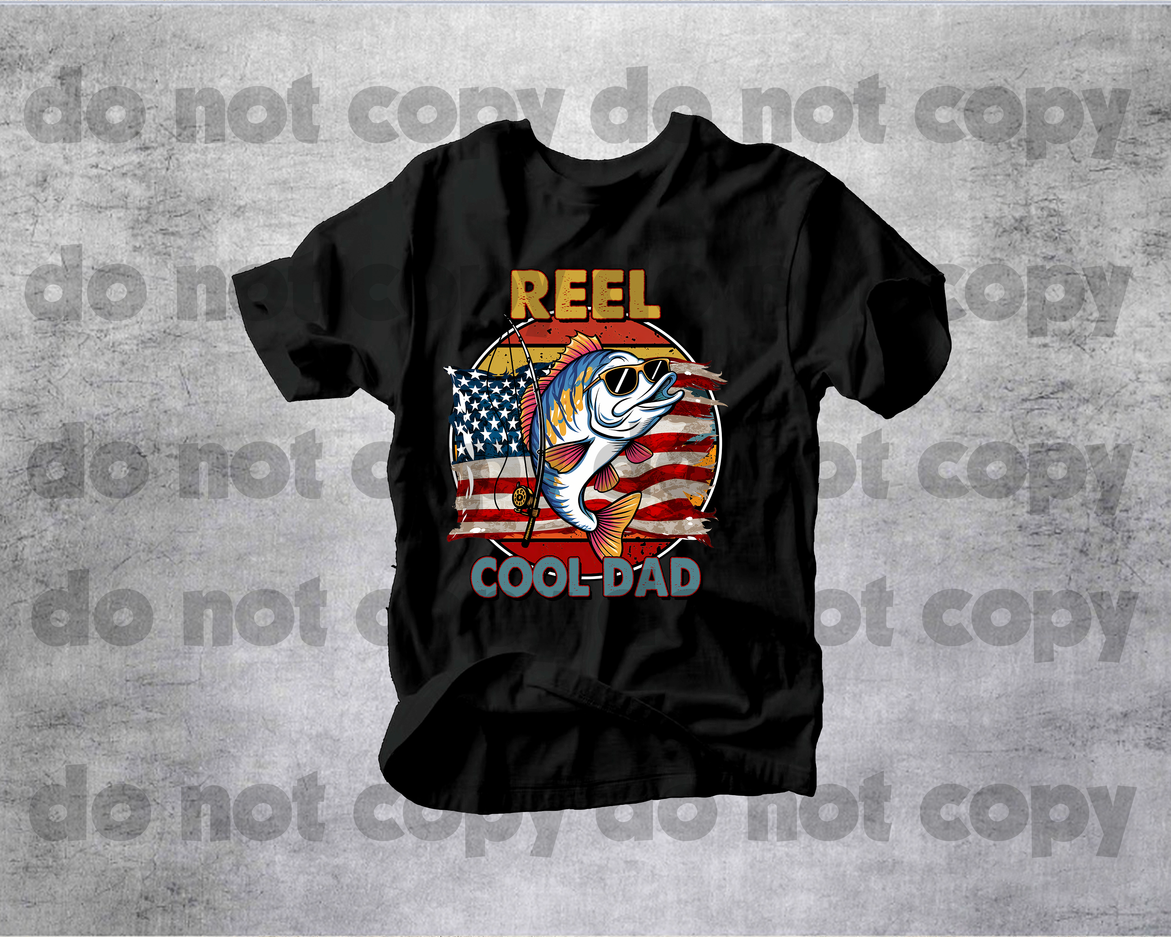 DTF Reel Cool Dad Transfer #1461